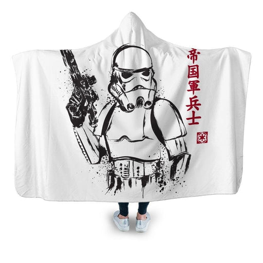 Imperial Soldier Hooded Blanket - Adult / Premium Sherpa