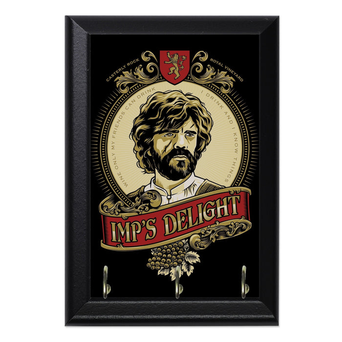 Imps Delight Wall Plaque Key Holder - 8 x 6 / Yes