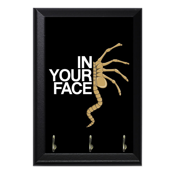 In Your Face Key Hanging Plaque - 8 x 6 / Yes