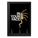 In Your Face Key Hanging Plaque - 8 x 6 / Yes