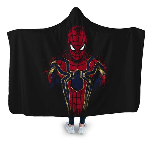Infinity Spider Hooded Blanket - Adult / Premium Sherpa