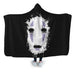 Ink No Face Hooded Blanket - Adult / Premium Sherpa