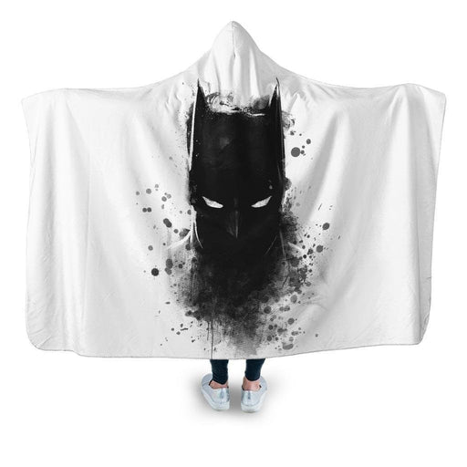 Ink Shadow Hooded Blanket - Adult / Premium Sherpa