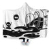 Ink Sprites Hooded Blanket - Adult / Premium Sherpa