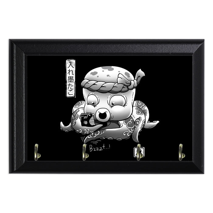 Inkedtopus Wall Plaque Key Holder - 8 x 6 / Yes