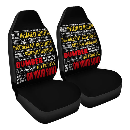 Insanely Idiotic Car Seat Covers - One size