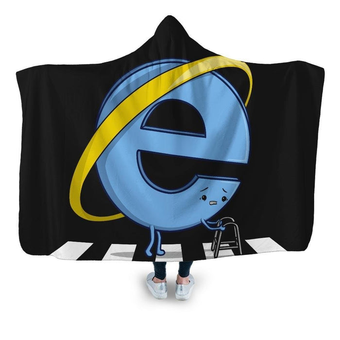 Internet Slower Hooded Blanket - Adult / Premium Sherpa