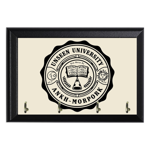 Invisible University Key Hanging Wall Plaque - 8 x 6 / Yes
