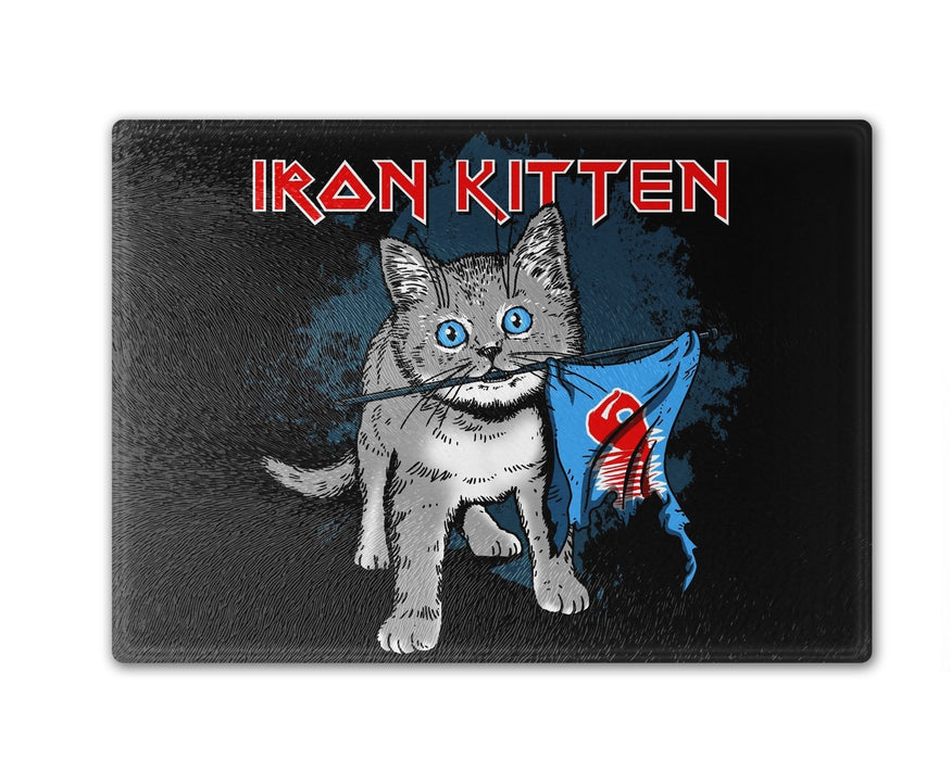 Iron Kitten Cutting Board