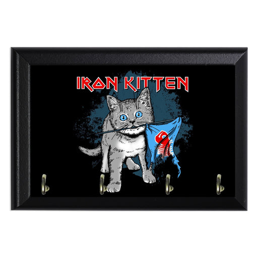 Iron Kitten Key Hanging Plaque - 8 x 6 / Yes