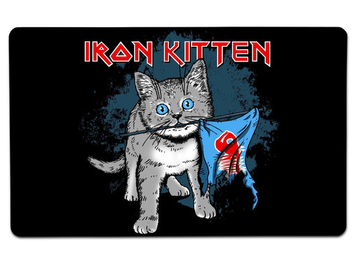 Iron Kitten Large Mouse Pad