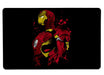 Iron Watercolor Large Mouse Pad
