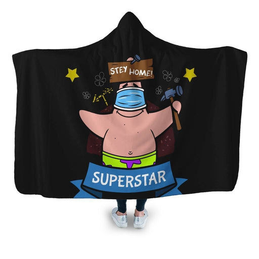 Isolation Superstar Hooded Blanket - Adult / Premium Sherpa