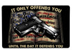 It Only Offends You Until The Day Deffends Large Mouse Pad