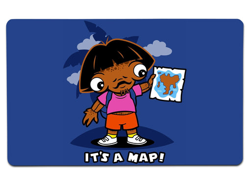 Its A Map Large Mouse Pad