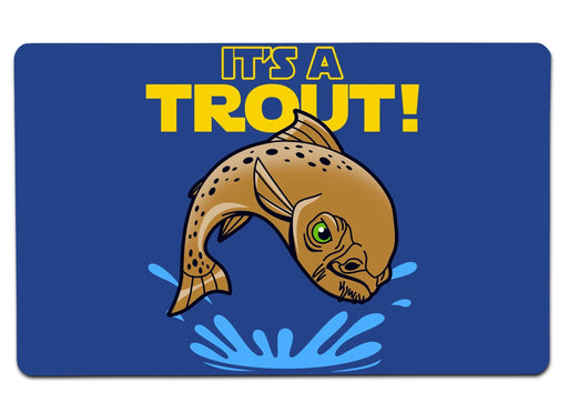 Its A Trout Large Mouse Pad