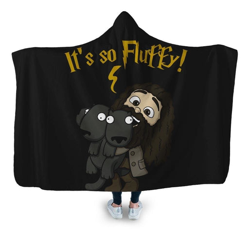 Its So Fluffy Hooded Blanket - Adult / Premium Sherpa