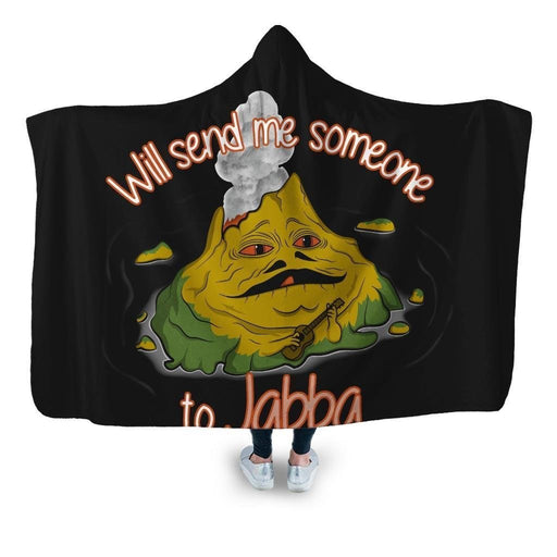 Jabba Hooded Blanket - Adult / Premium Sherpa