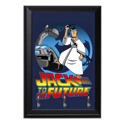 Jack To The Future Key Hanging Plaque - 8 x 6 / Yes