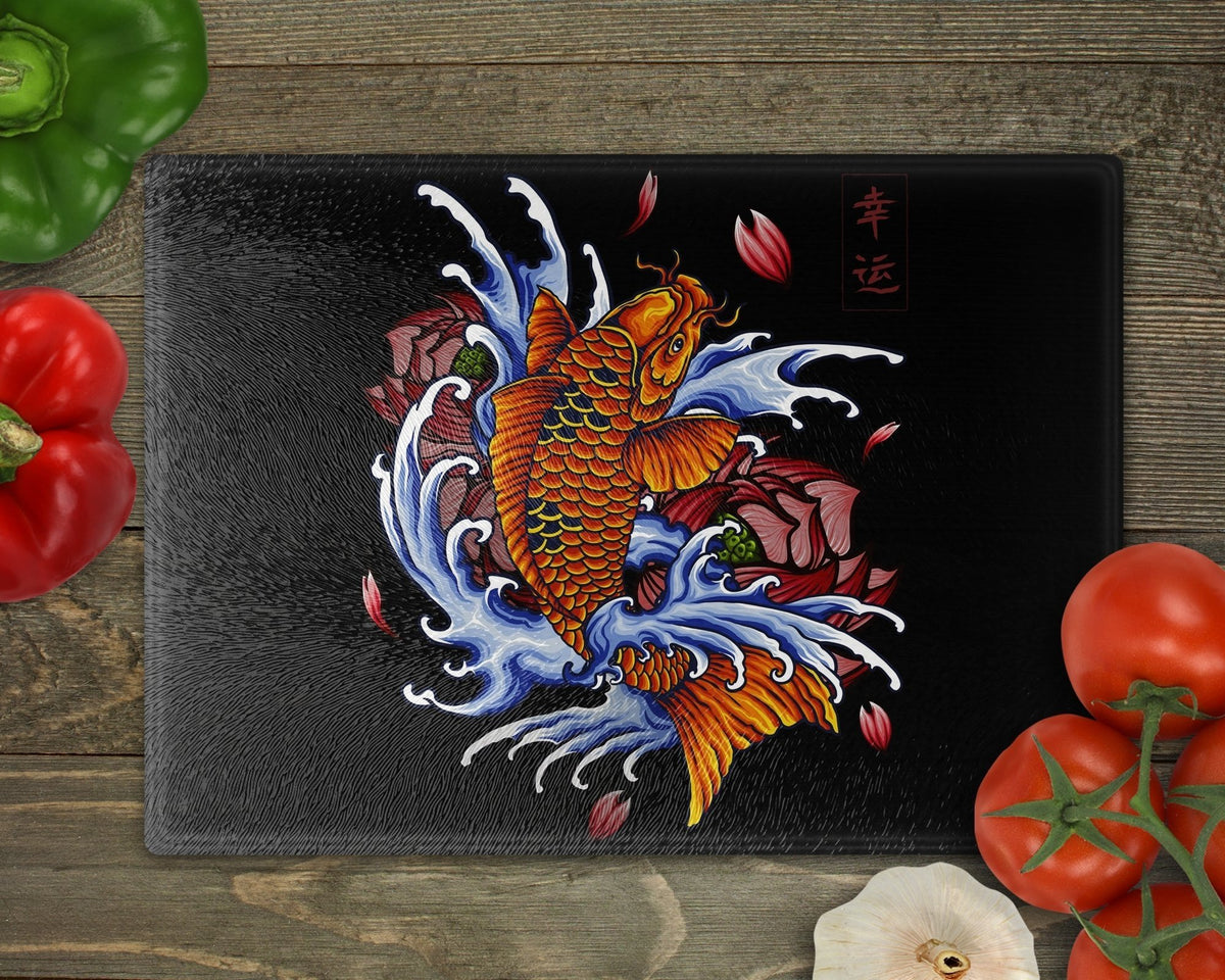 Amazoncom Tempered Glass Cutting Board Maori ethnic style turtle tattoo  Tableware Kitchen Decorative Cutting Board with Nonslip Legs Serving Board  Large Size 15 x 11 Home  Kitchen