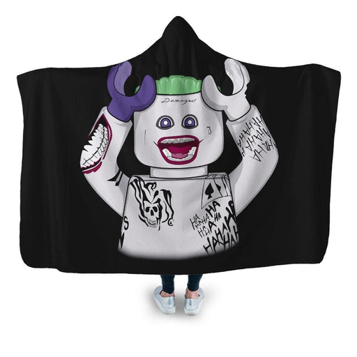 Jared Lego Hooded Blanket - Adult / Premium Sherpa