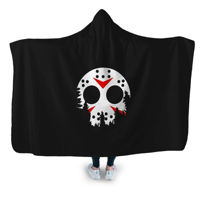 Jason Moon Hooded Blanket - Adult / Premium Sherpa