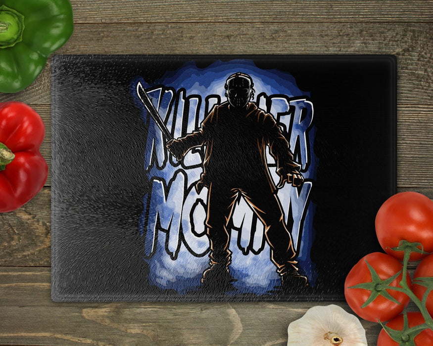 Jason Voorhees Silhouette Cutting Board