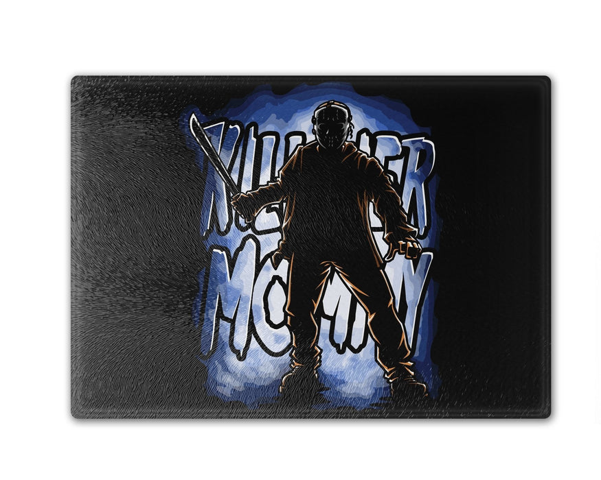 Jason Voorhees Silhouette Cutting Board