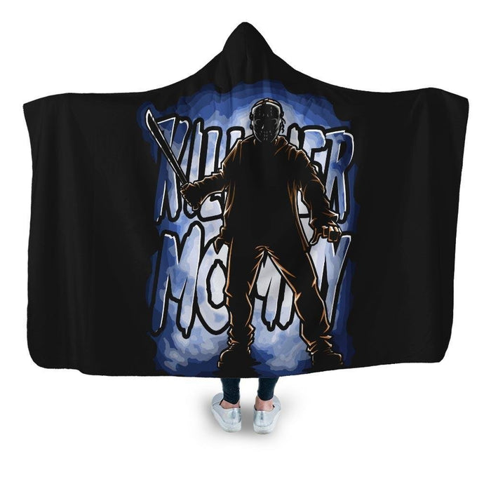 Jason Voorhees Silhouette Hooded Blanket - Adult / Premium Sherpa