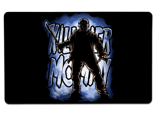 Jason Voorhees Silhouette Large Mouse Pad