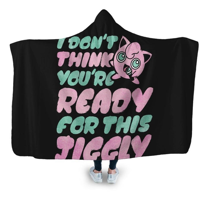 Jiggly Hooded Blanket - Adult / Premium Sherpa