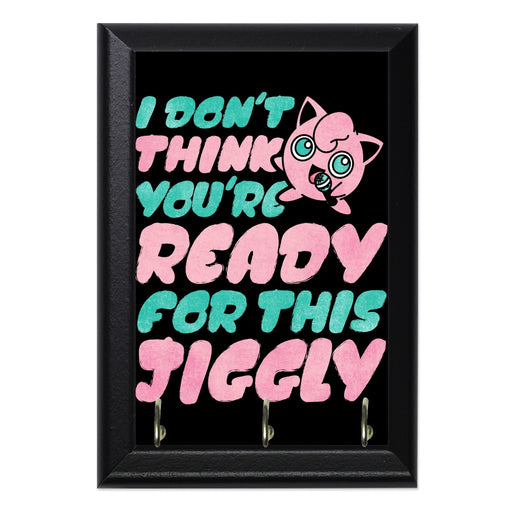 Jiggly Wall Plaque Key Holder - 8 x 6 / Yes