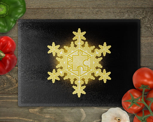 Jiggy Snowflake Cutting Board