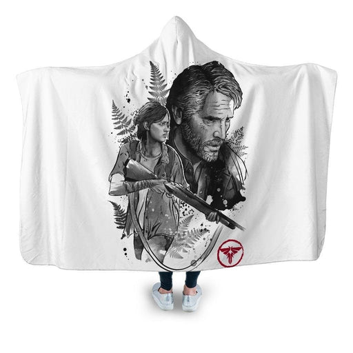 Joel And Ellie Hooded Blanket - Adult / Premium Sherpa
