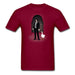 John Wonk Unisex Classic T-Shirt - burgundy / S
