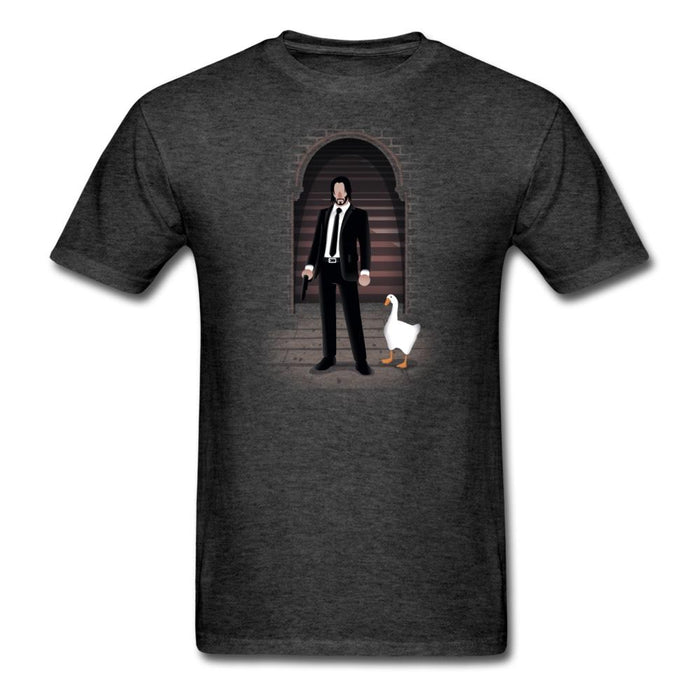 John Wonk Unisex Classic T-Shirt - heather black / S