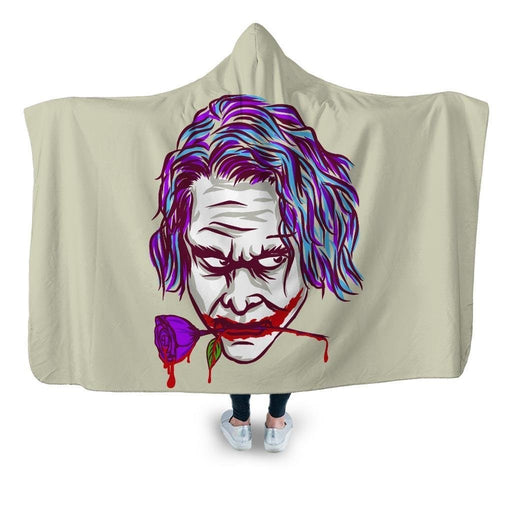 Joker Purple Hooded Blanket - Adult / Premium Sherpa