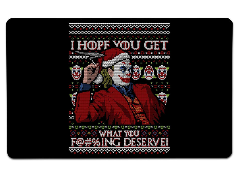 joker_ugly_sweater_2019 Large Mouse Pad