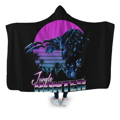 Jungle Hunter Hooded Blanket - Adult / Premium Sherpa