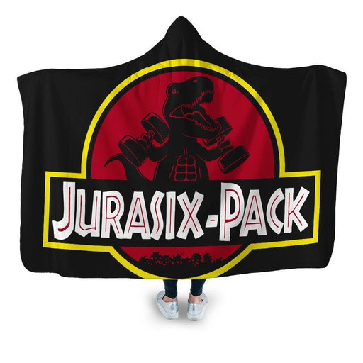 Jurasixpack Hooded Blanket - Adult / Premium Sherpa