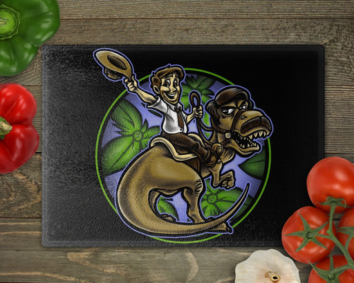 Jurassic Parks And Rec Cutting Board