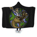 Jurassic Parks And Rec Hooded Blanket - Adult / Premium Sherpa