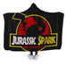 Jurassic Spark Hooded Blanket - Adult / Premium Sherpa