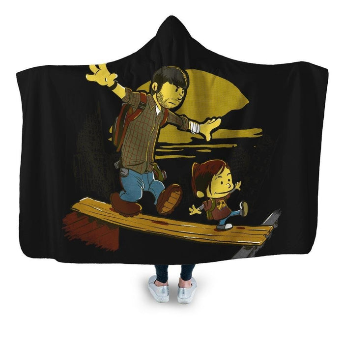 Just The 2 Of Us Hooded Blanket - Adult / Premium Sherpa