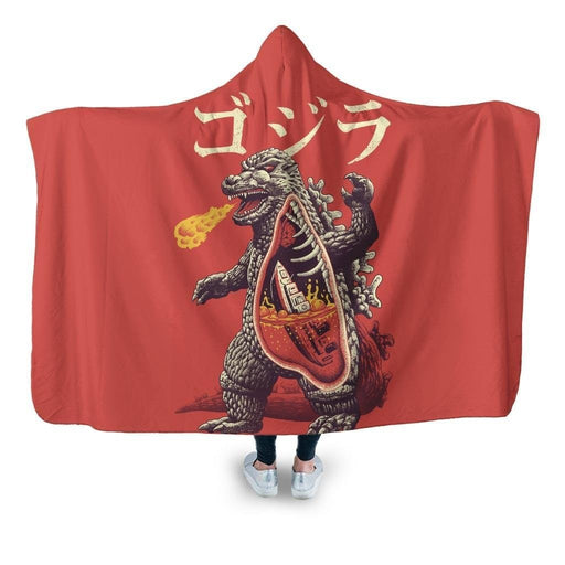 Kaiju Anatomy Hooded Blanket - Adult / Premium Sherpa