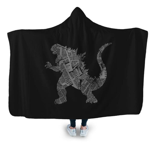 Kaiju Hooded Blanket - Adult / Premium Sherpa