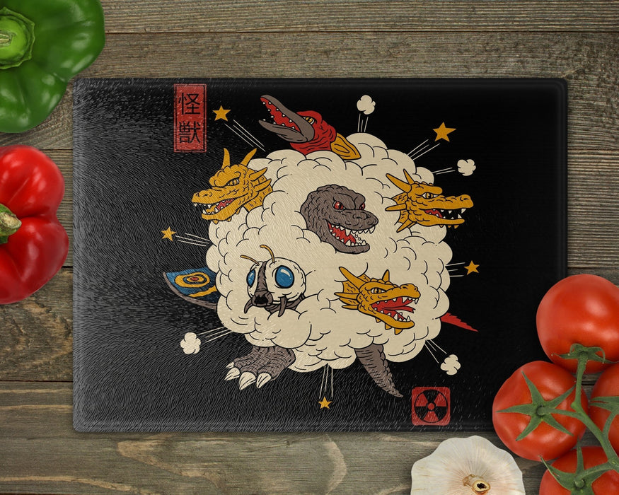 Kaiju Rumble Cutting Board