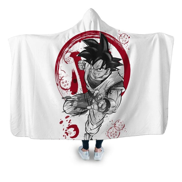 Kakarot Hooded Blanket - Adult / Premium Sherpa