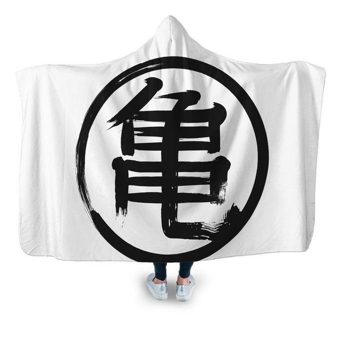 Kame Kanji Hooded Blanket - Adult / Premium Sherpa