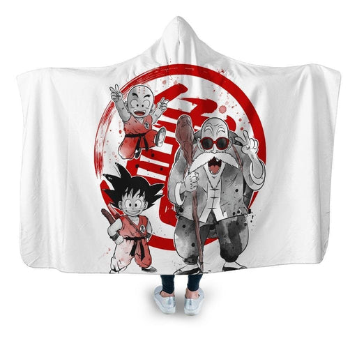 Kame School Sumie Hooded Blanket - Adult / Premium Sherpa